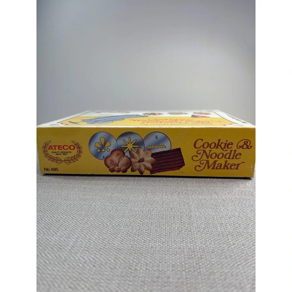 Vintage Ateco The Original Cookie & Noodle Maker #685 Complete Set